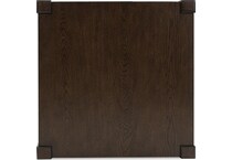 dark brown occasional tables   
