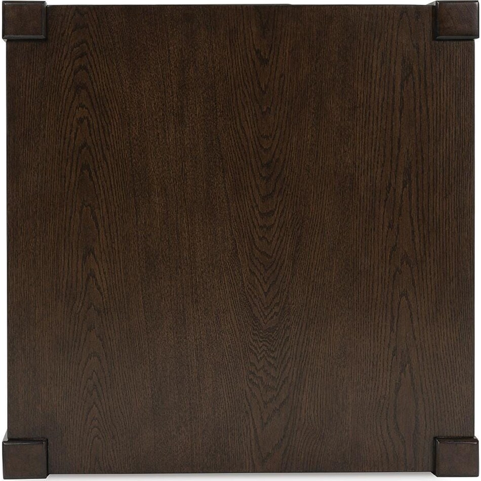 dark brown occasional tables   