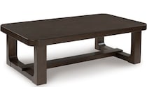 dark brown occasional tables   