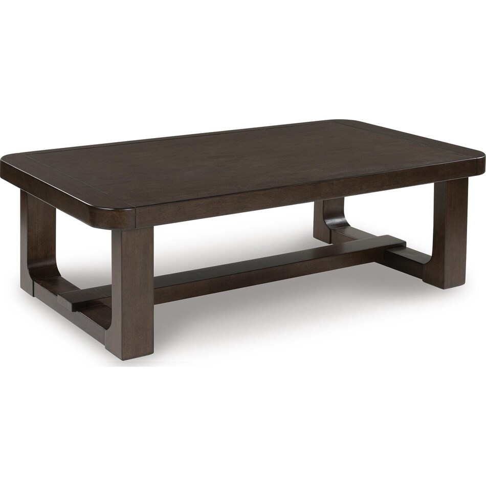 dark brown occasional tables   