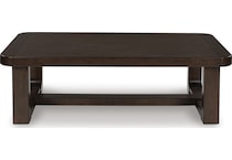 dark brown occasional tables   
