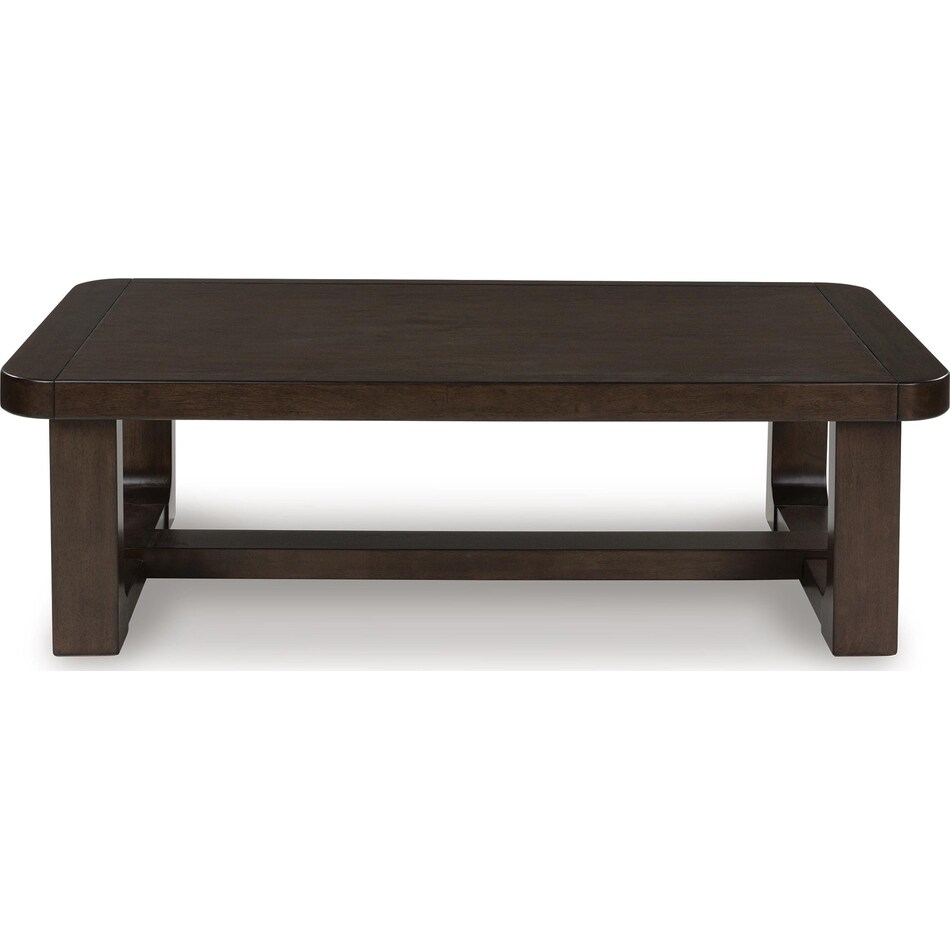 dark brown occasional tables   