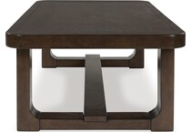 dark brown occasional tables   