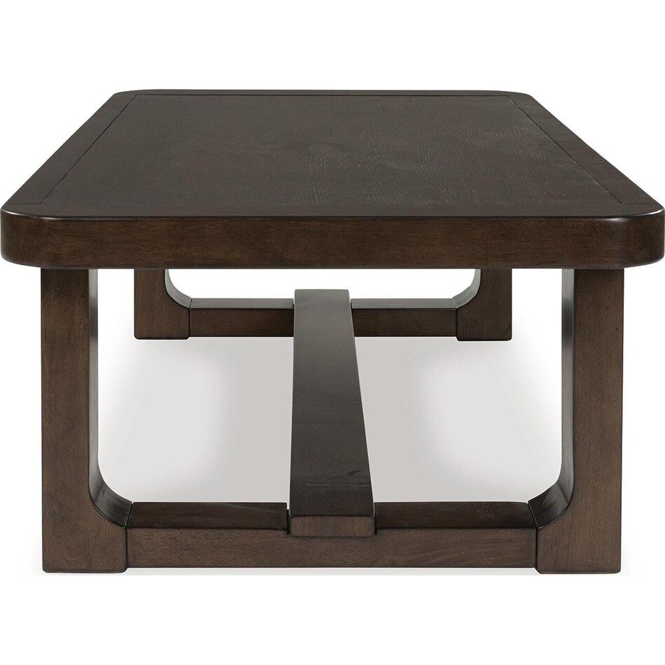 dark brown occasional tables   