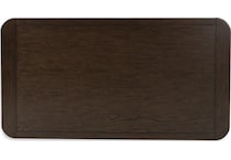 dark brown occasional tables   