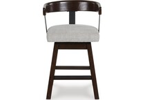 dark brown pub tables bars and stools   