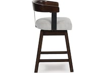 dark brown pub tables bars and stools   