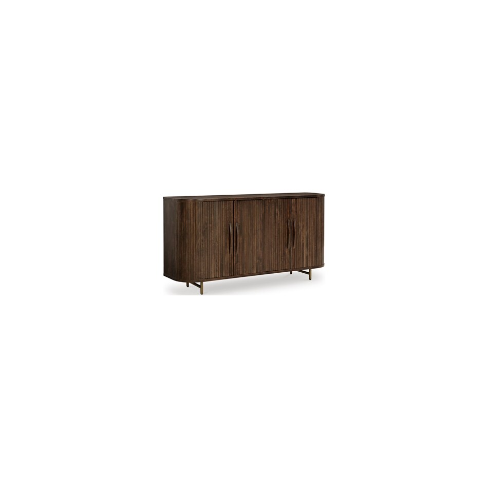 dark brown wall units   