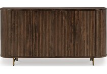 dark brown wall units   