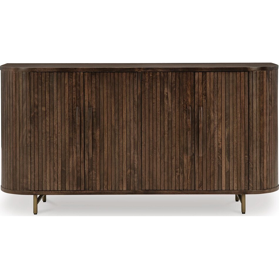 dark brown wall units   