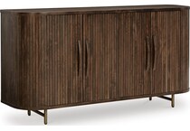 dark brown wall units   