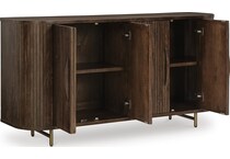 dark brown wall units   