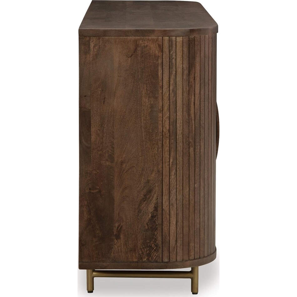 dark brown wall units   