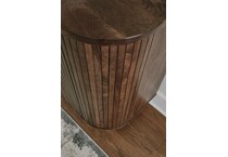 dark brown wall units   