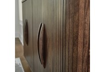 dark brown wall units   
