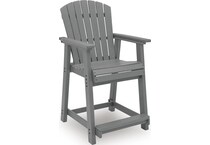 dark gray outdoor furniture   