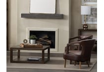dark rich brown occasional tables   