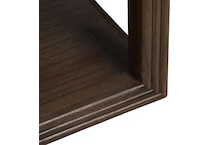 dark rich brown occasional tables   