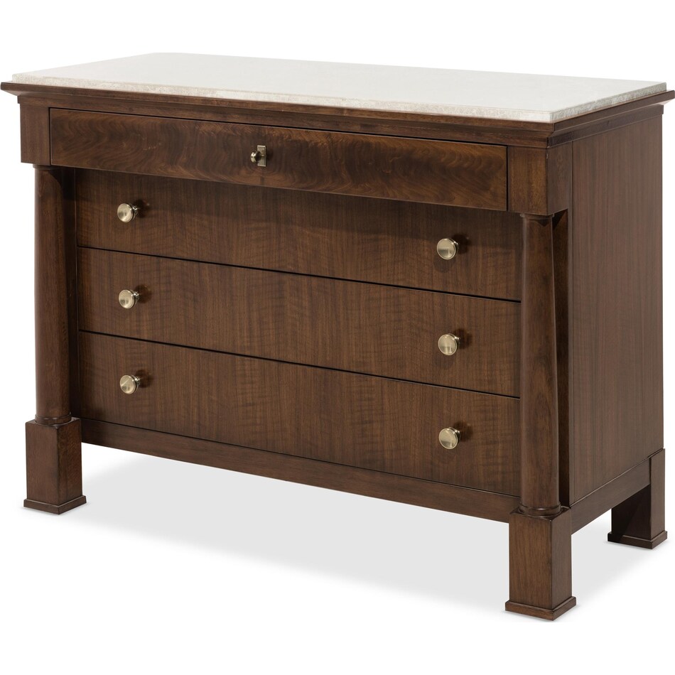 dark wood chests   