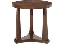dark wood occasional tables   