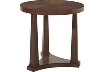 dark wood occasional tables   
