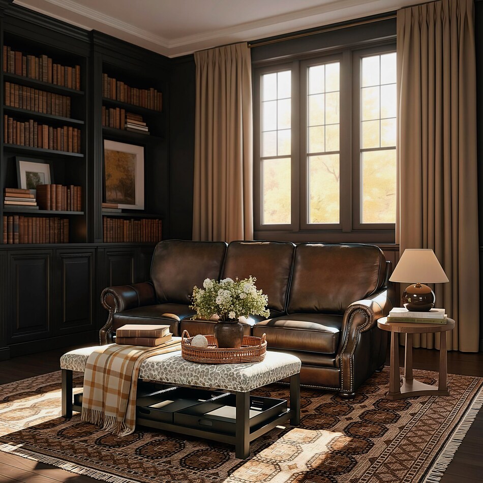 dark wood occasional tables   