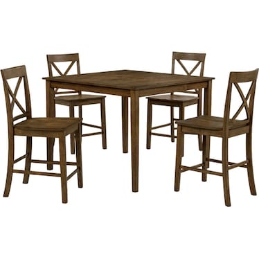 Counter Height Table with 4 Chairs