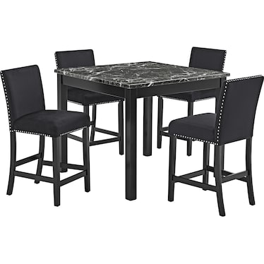 Lennon Counter Height Dining Table with 4 Chairs