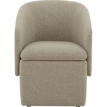 Caster Dining Chair with Storage