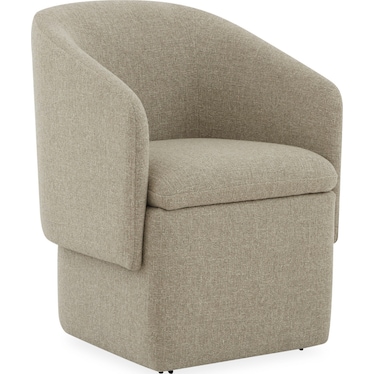 Caster Dining Chair with Storage