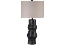 distressed black lamps   