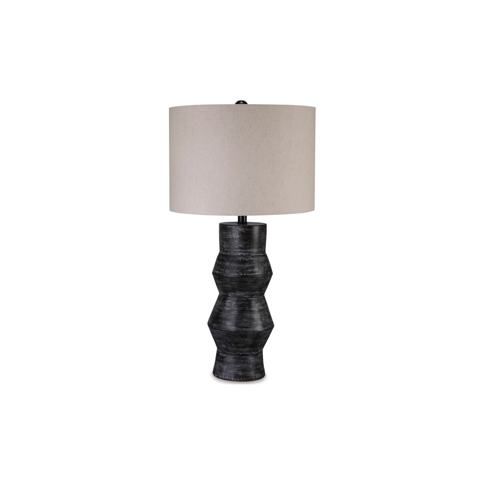 distressed black lamps   