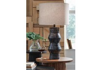 distressed black lamps   