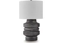 distressed black lamps   