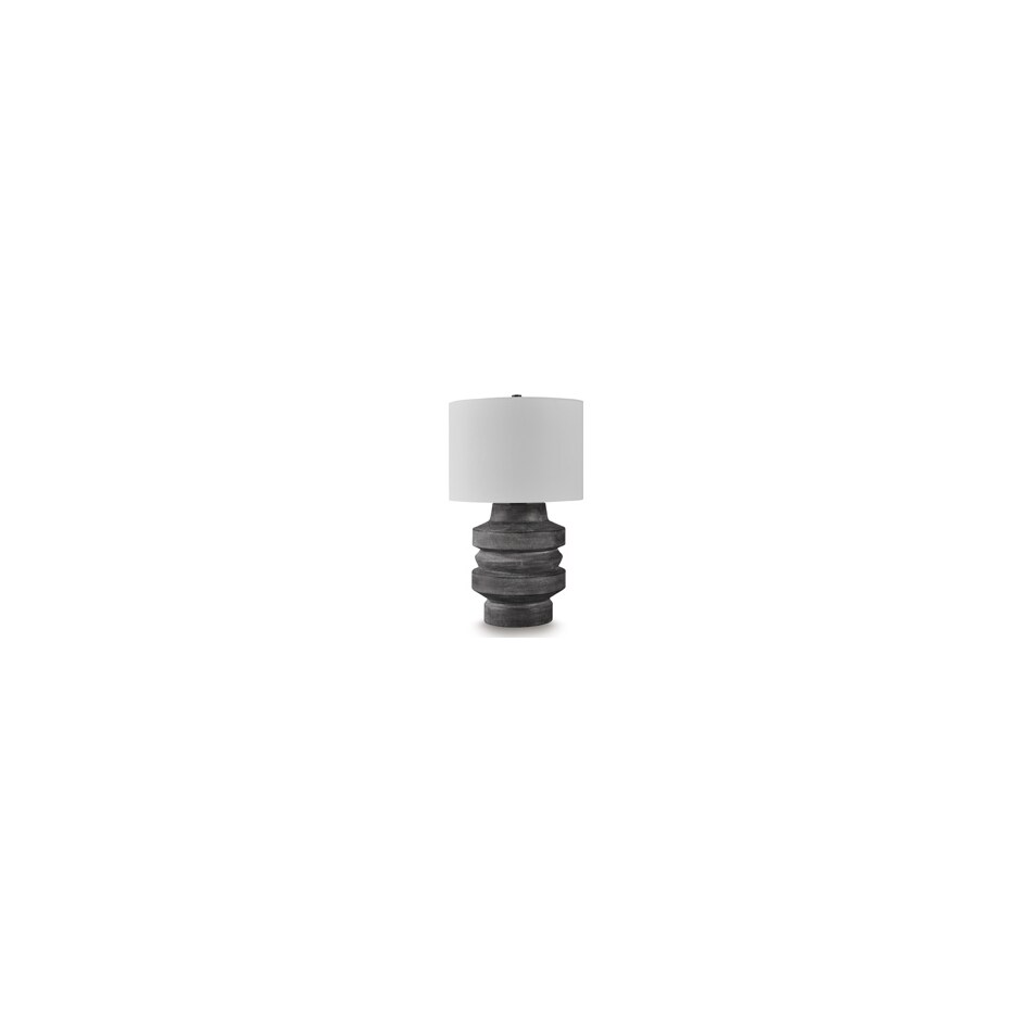 distressed black lamps   