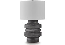 distressed black lamps   