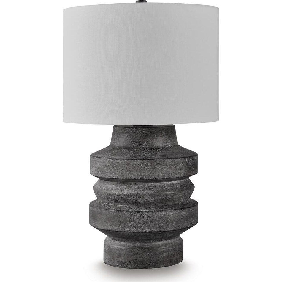 distressed black lamps   