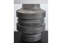 distressed black lamps   