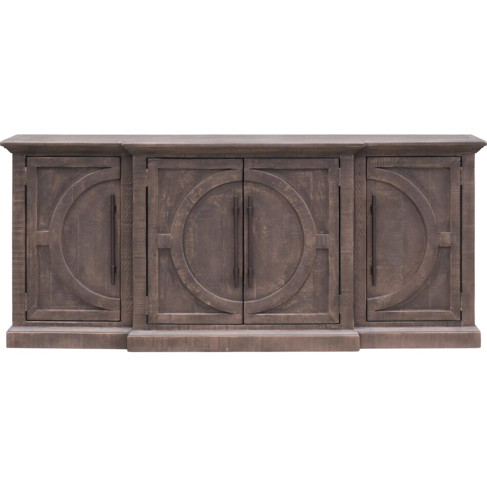 distressed black wall units   