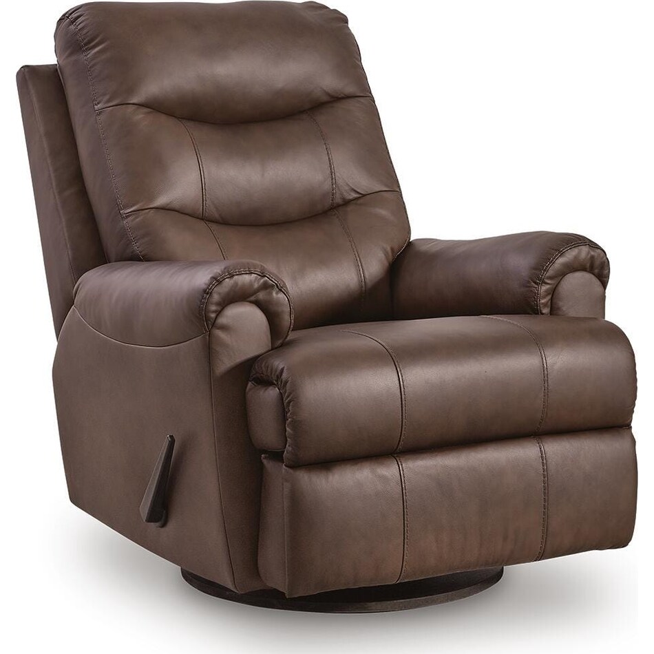 espresso leather recliner   