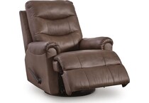 espresso leather recliner   