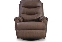 espresso leather recliner   