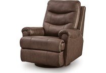 espresso leather recliner   