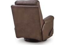 espresso leather recliner   