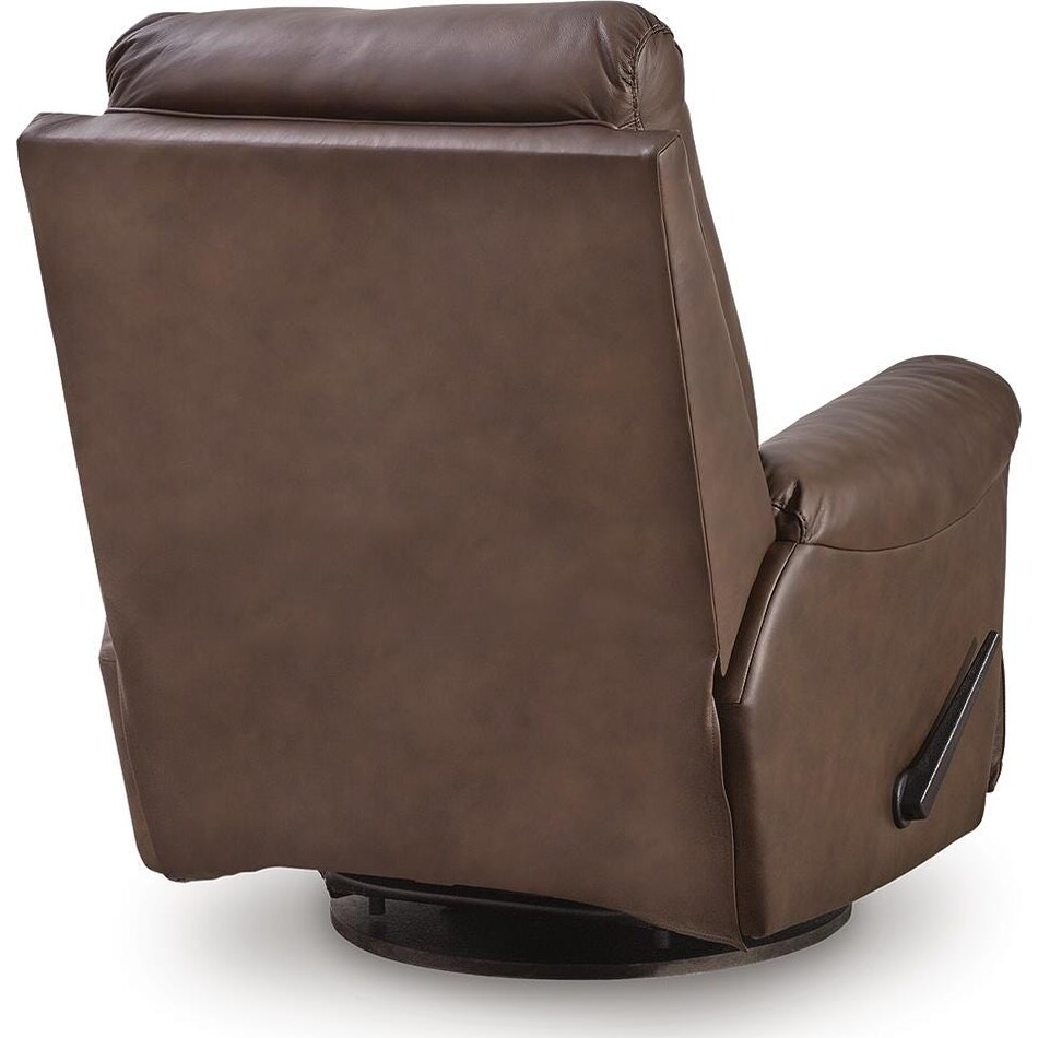 espresso leather recliner   