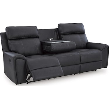 Reclining Sofa with Drop Down Table & USB Port