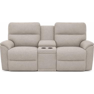 La-Z-Boy Power Reclining Sofa w/ Console, Headrest, and Lumbar
