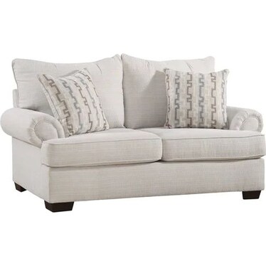 Mallory Loveseat - Mallory Chalk