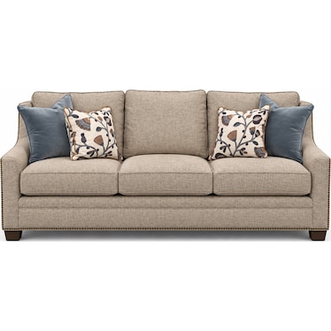 Transitional Sofa with Nailhead Trim