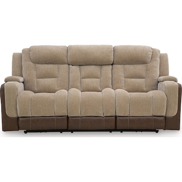 Mixed Motion Power Reclining Sofa